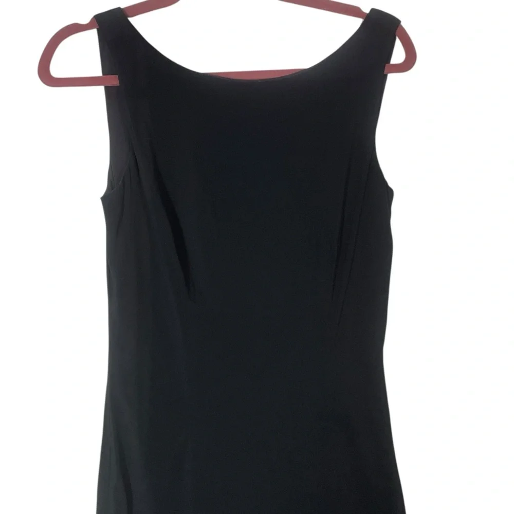 Love Moschino Black Shift Dress Drape Open Back Size 6 cocktail Party Evening - Picture 5 of 16